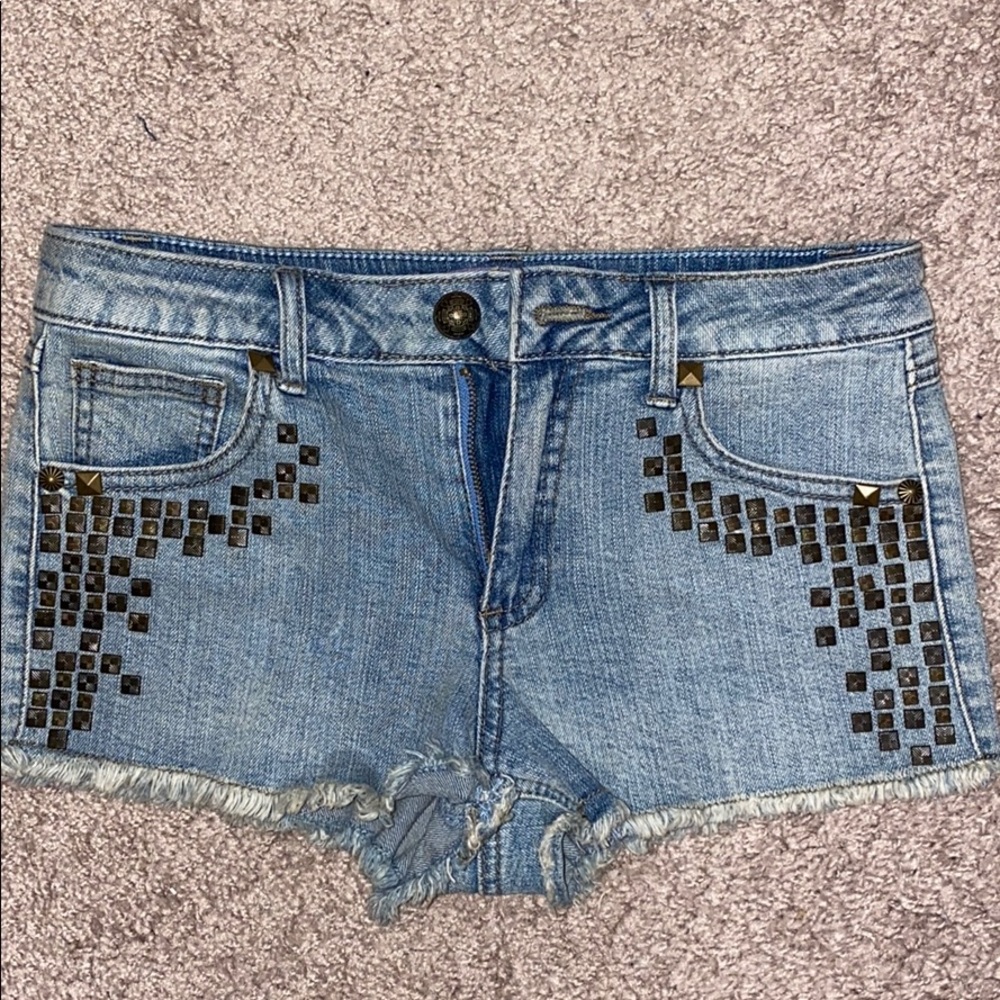 Embellished Jean Shorts
